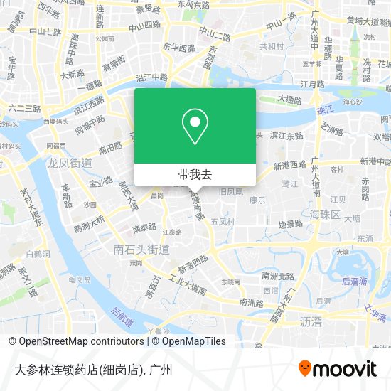大参林连锁药店(细岗店)地图