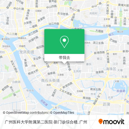 广州医科大学附属第二医院-新门诊综合楼地图