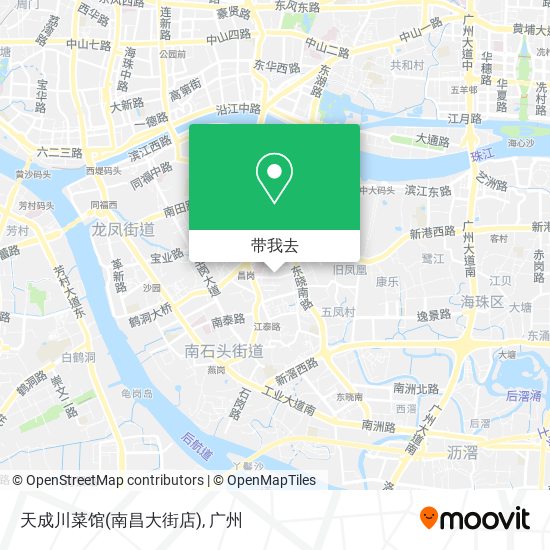 天成川菜馆(南昌大街店)地图