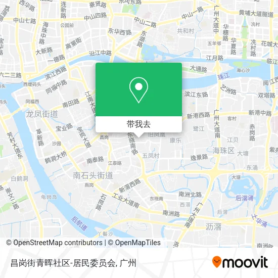 昌岗街青晖社区-居民委员会地图