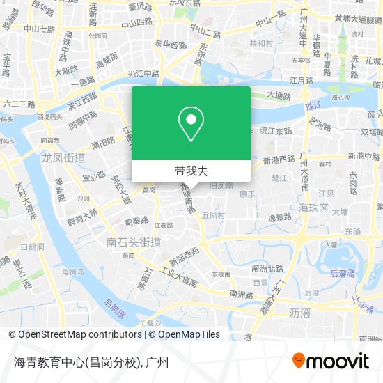 海青教育中心(昌岗分校)地图
