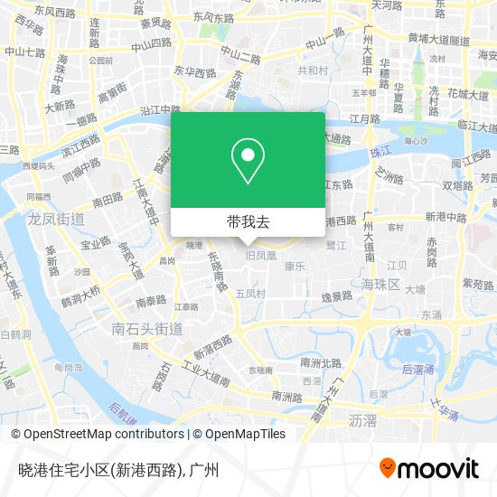 晓港住宅小区(新港西路)地图