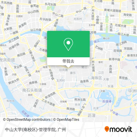 中山大学(南校区)-管理学院地图