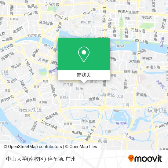 中山大学(南校区)-停车场地图