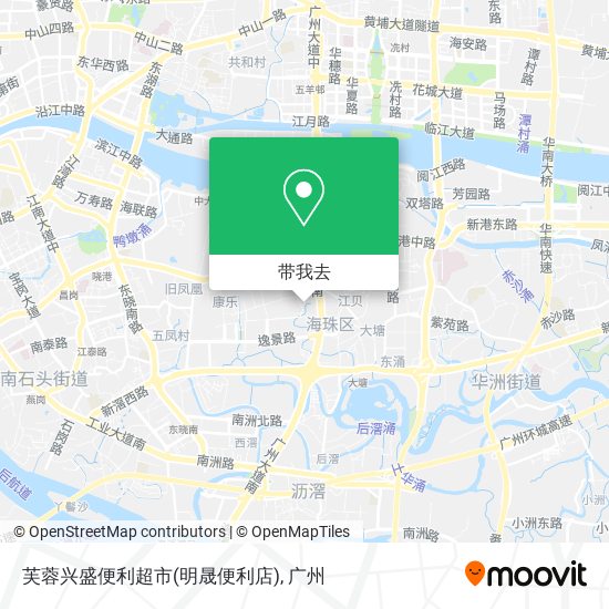 芙蓉兴盛便利超市(明晟便利店)地图