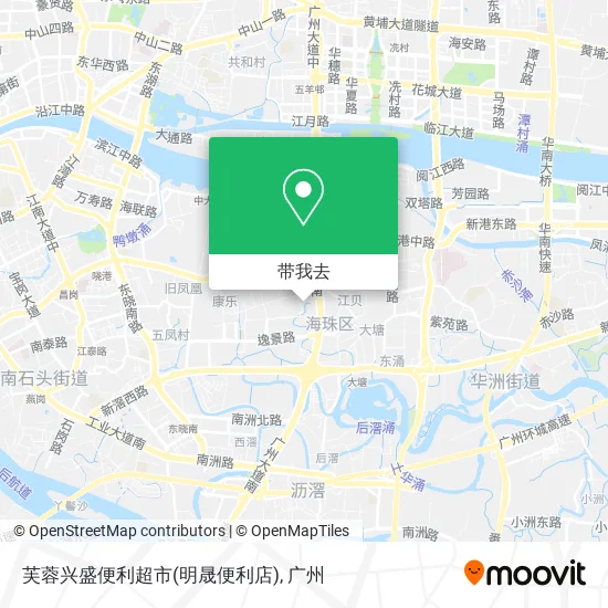 芙蓉兴盛便利超市(明晟便利店)地图