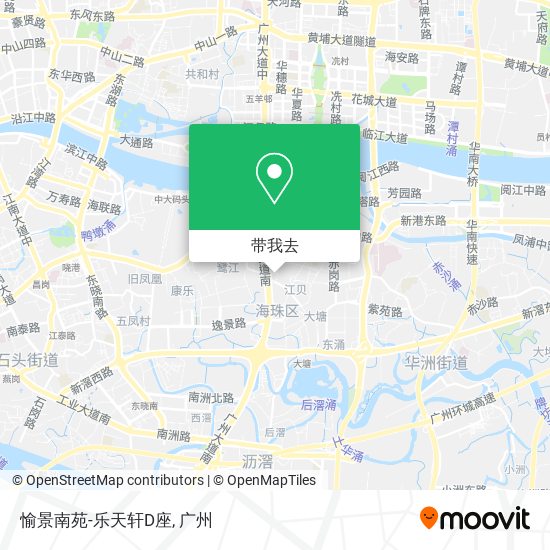 愉景南苑-乐天轩D座地图