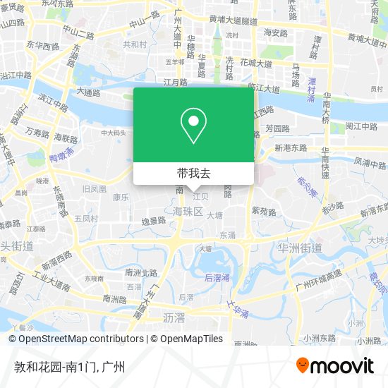 敦和花园-南1门地图