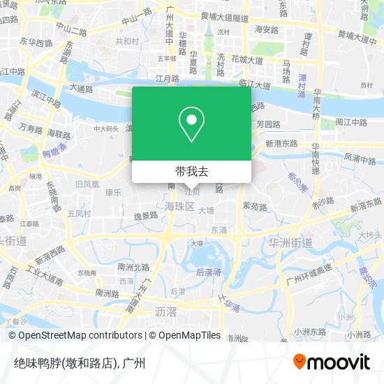 绝味鸭脖(墩和路店)地图