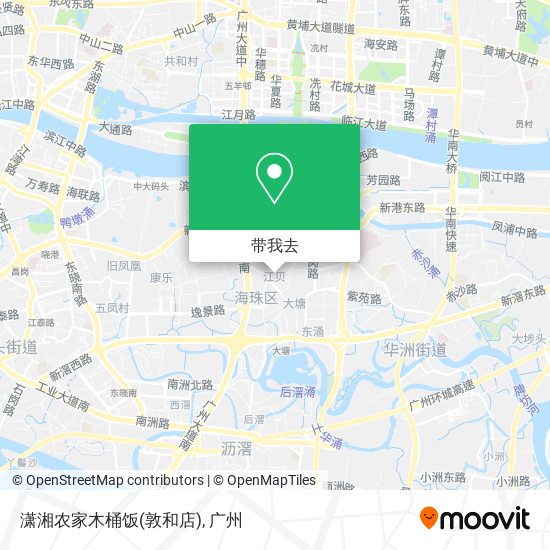 潇湘农家木桶饭(敦和店)地图