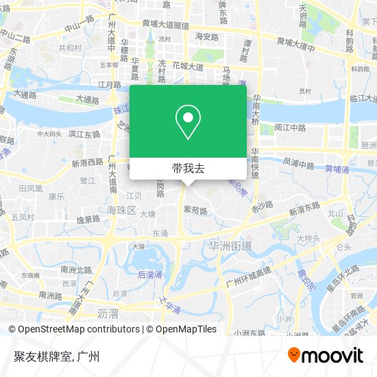 聚友棋牌室地图