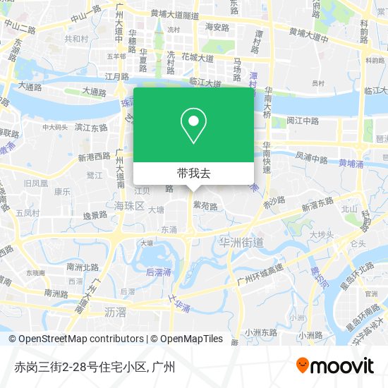 赤岗三街2-28号住宅小区地图