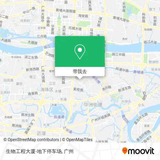 生物工程大厦-地下停车场地图