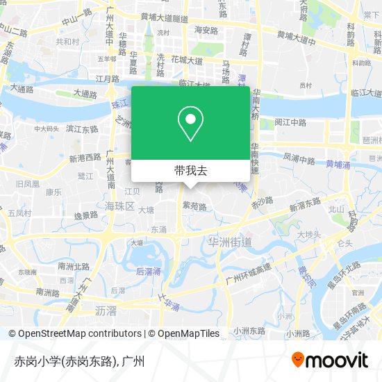 赤岗小学(赤岗东路)地图