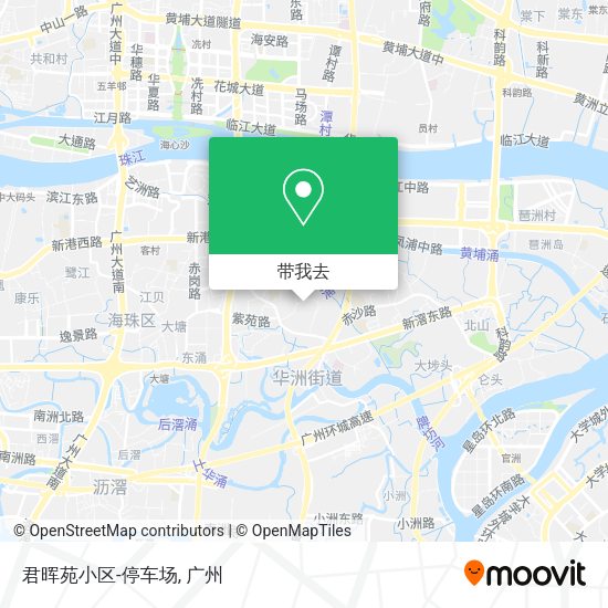君晖苑小区-停车场地图