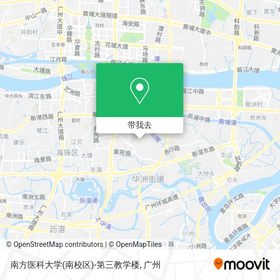 南方医科大学(南校区)-第三教学楼地图