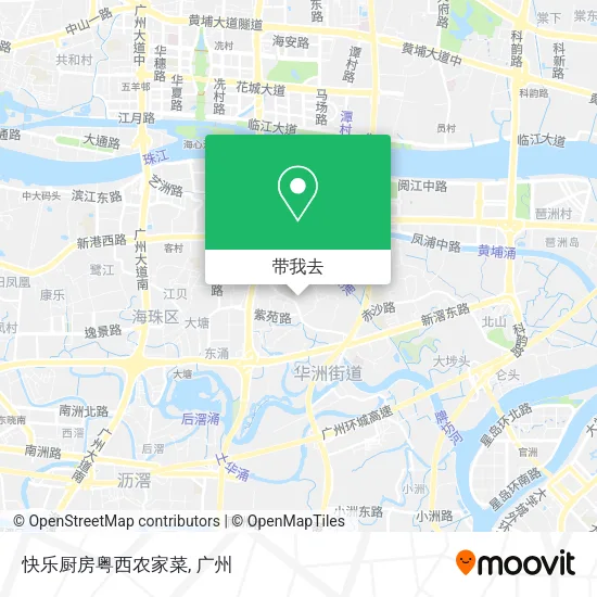 快乐厨房粤西农家菜地图