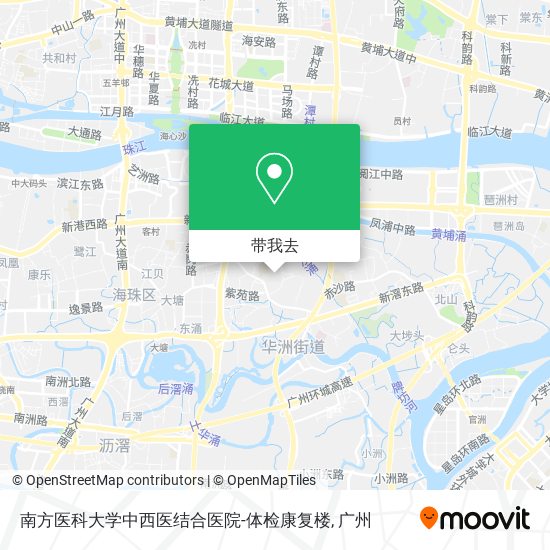 南方医科大学中西医结合医院-体检康复楼地图