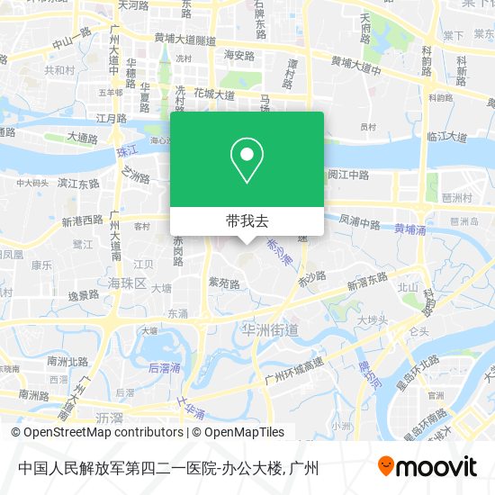 中国人民解放军第四二一医院-办公大楼地图