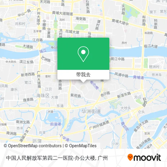 中国人民解放军第四二一医院-办公大楼地图