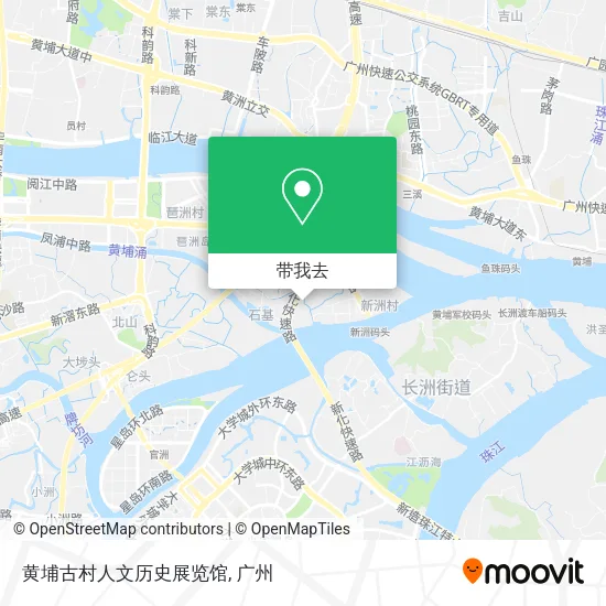 黄埔古村人文历史展览馆地图