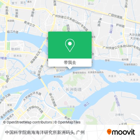 中国科学院南海海洋研究所新洲码头地图