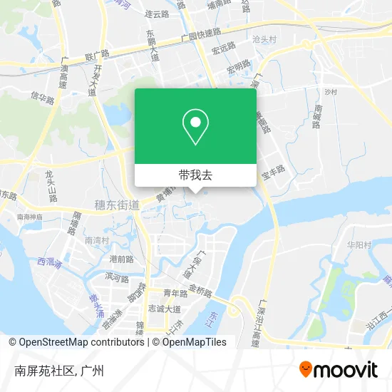 南屏苑社区地图