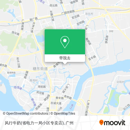 风行牛奶(省电力一局小区专卖店)地图