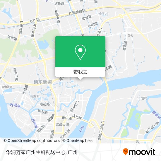 华润万家广州生鲜配送中心地图