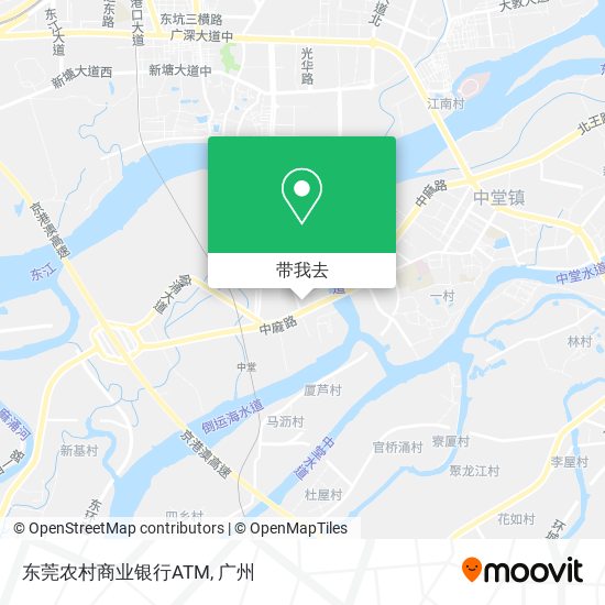 东莞农村商业银行ATM地图