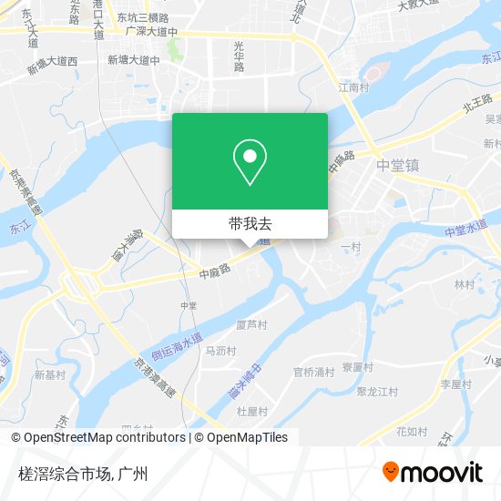 槎滘综合市场地图