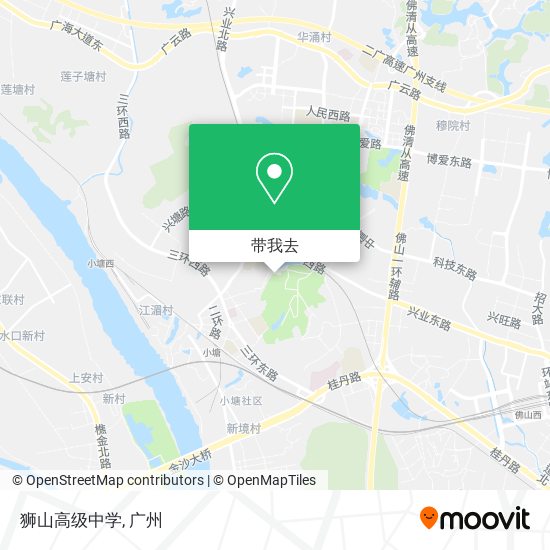 狮山高级中学地图