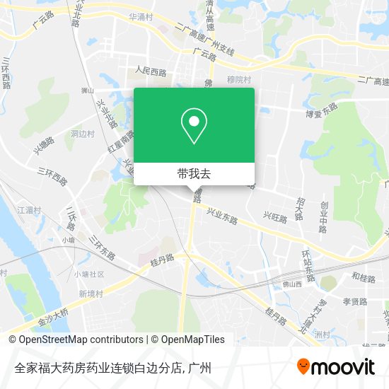 全家福大药房药业连锁白边分店地图