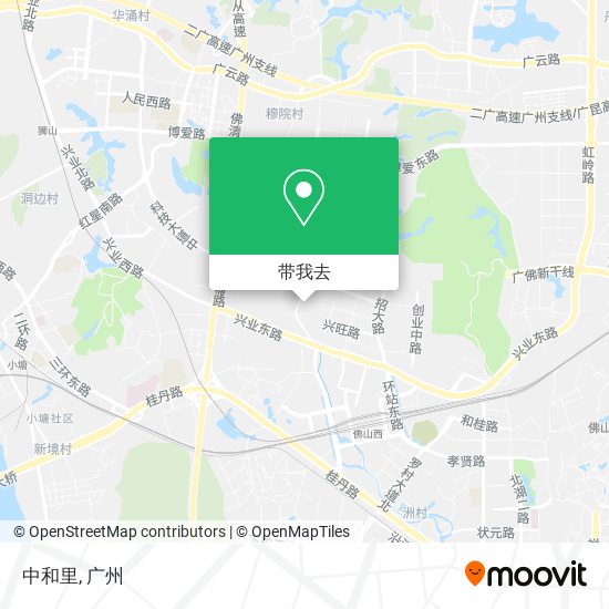 中和里地图