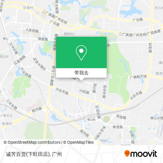 诚芳百货(下旺田店)地图