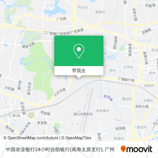 中国农业银行24小时自助银行(南海太原支行)地图