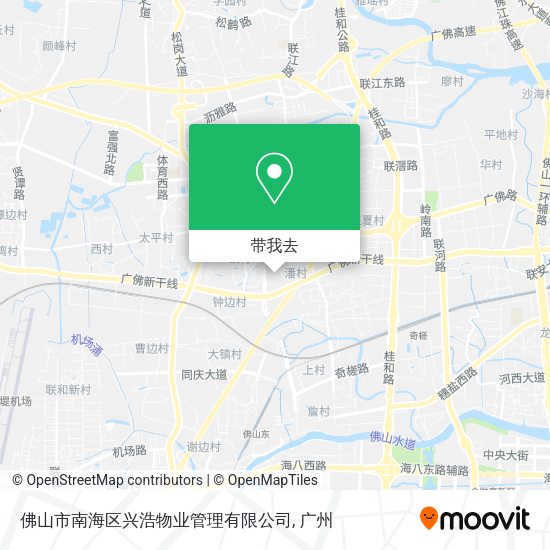 佛山市南海区兴浩物业管理有限公司地图