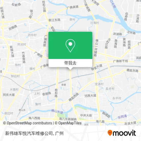 新伟雄车悦汽车维修公司地图