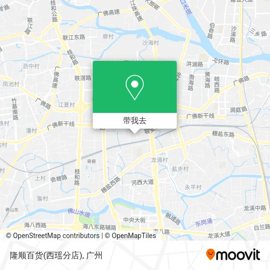 隆顺百货(西瑶分店)地图