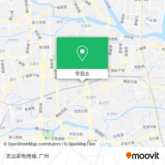 宏达家电维修地图