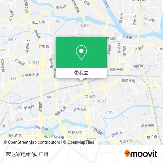 宏达家电维修地图