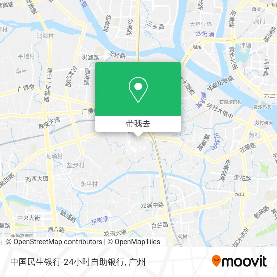 中国民生银行-24小时自助银行地图