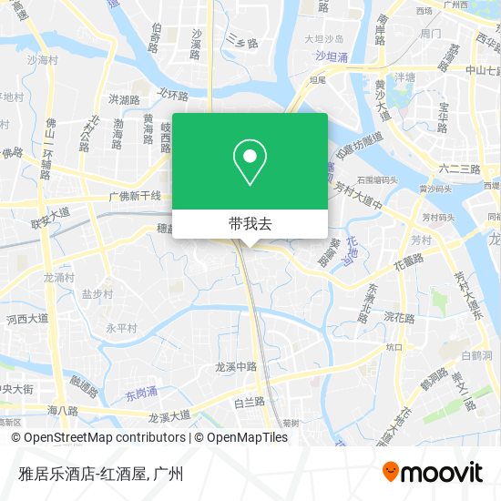 雅居乐酒店-红酒屋地图