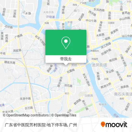 广东省中医院芳村医院-地下停车场地图