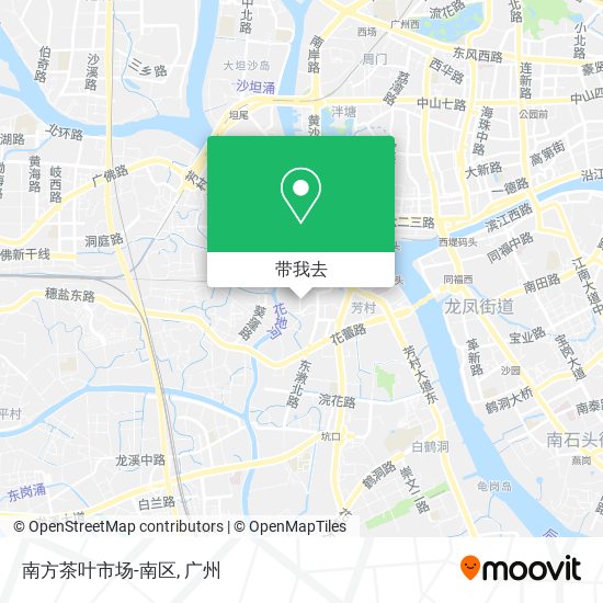 南方茶叶市场-南区地图