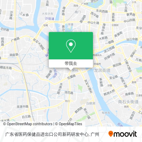 广东省医药保健品进出口公司新药研发中心地图