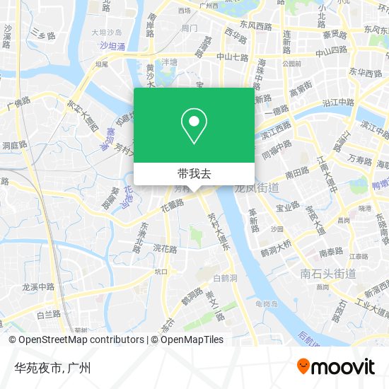 华苑夜市地图