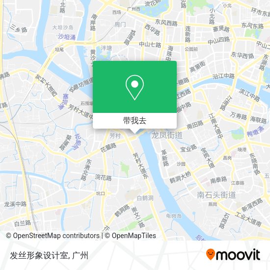 发丝形象设计室地图