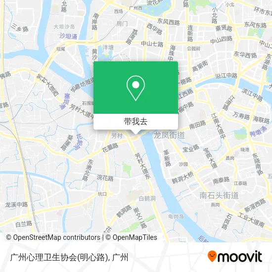 广州心理卫生协会(明心路)地图