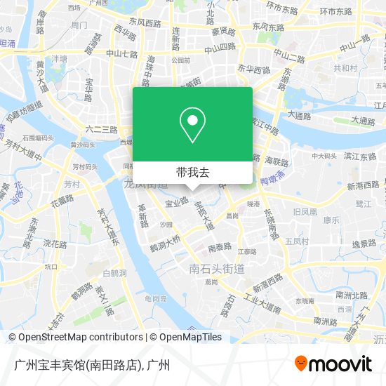广州宝丰宾馆(南田路店)地图